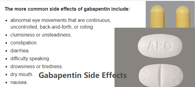 Gabapentin Side Effects